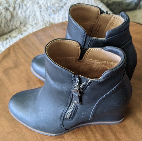 Soul Naturalizer black wedge Boots - Picture 2 of 7